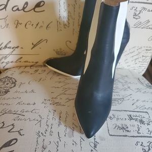 GX by Gwen Stefani Shoes - Black and White Ankle Boots GX by Gwen Stefani Shoes - Black and White Ankle Boots